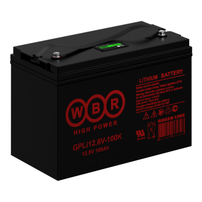 WBR Battery GPLI 12.8V-100K