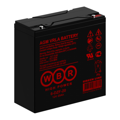 WBR Battery 6-DZF-20